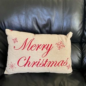 Like new Christmas decorative pillow